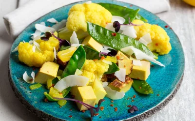 Blumenkohl-Curry mit Tofu
